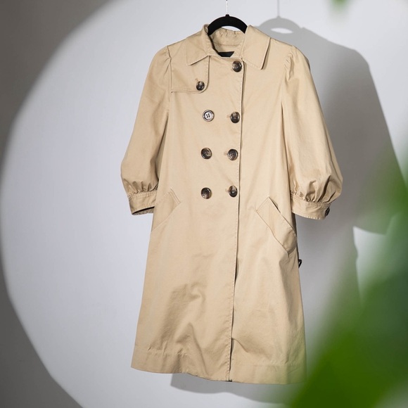 BCBGMAXAZRIA Trench Coat XXS - Like New Condition - Picture 5 of 12